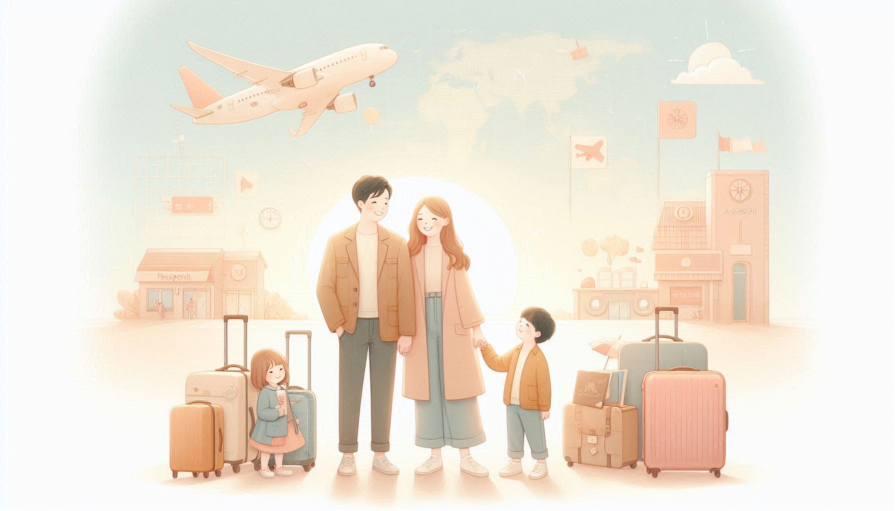 子連れ海外旅行の完全ガイド｜家族で飛行機・パスポート準備